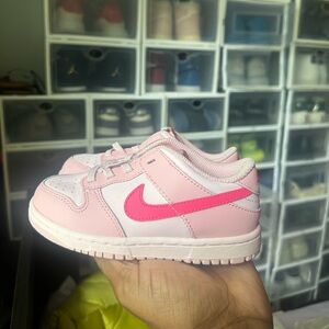 Nike Kids Pink Dunk Sneakers